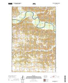 USGS US Topo 7.5-minute map for Kepple Bottoms MT 2020