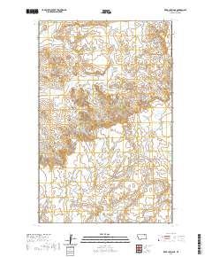 USGS US Topo 7.5-minute map for Kerr Cow Camp MT 2020