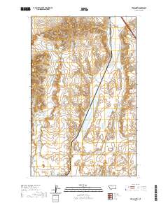 USGS US Topo 7.5-minute map for Kevin North MT 2020