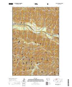 USGS US Topo 7.5-minute map for Keystone Peak MT 2020