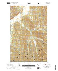 USGS US Topo 7.5-minute map for Kila MT 2020