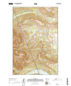USGS US Topo 7.5-minute map for Kiowa MT 2020