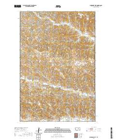 USGS US Topo 7.5-minute map for Kirkendal Flat MT 2020