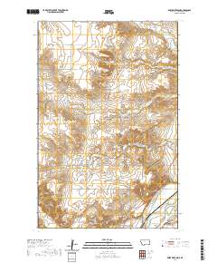 USGS US Topo 7.5-minute map for Knife River Mine MT 2020