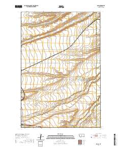 USGS US Topo 7.5-minute map for Kolin MT 2020