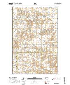 USGS US Topo 7.5-minute map for Kraut Coulee MT 2020