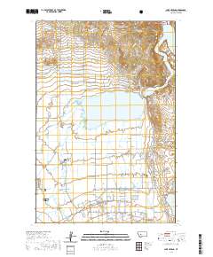 USGS US Topo 7.5-minute map for Lake Helena MT 2020