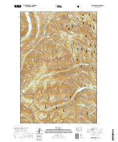 USGS US Topo 7.5-minute map for Lake Marshall MT 2020