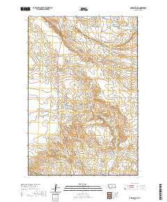 USGS US Topo 7.5-minute map for Lake Mason SE MT 2020