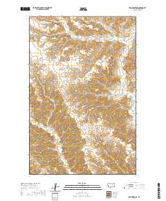 USGS US Topo 7.5-minute map for Lake Reservoir MT 2020