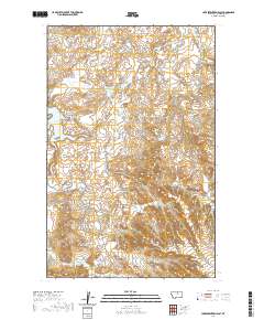 USGS US Topo 7.5-minute map for Lake Seventeen East MT 2020