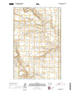 USGS US Topo 7.5-minute map for Lake Thibadeau MT 2020