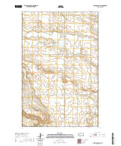 USGS US Topo 7.5-minute map for Lake Thibadeau SW MT 2020