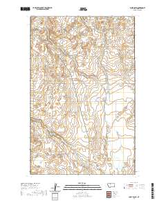 USGS US Topo 7.5-minute map for Lakey Ranch MT 2020