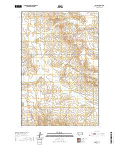 USGS US Topo 7.5-minute map for Lambert MT 2020