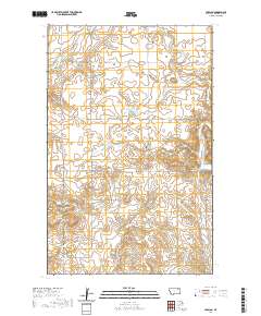 USGS US Topo 7.5-minute map for Larslan MT 2020