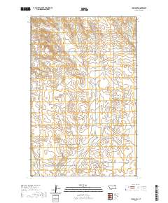 USGS US Topo 7.5-minute map for Larslan NW MT 2020