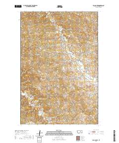 USGS US Topo 7.5-minute map for Lelig Coulee MT 2020