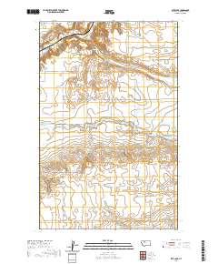 USGS US Topo 7.5-minute map for Letz Lake MT 2020