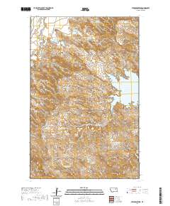 USGS US Topo 7.5-minute map for Lewis Reservoir MT 2020