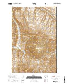 USGS US Topo 7.5-minute map for Limestone Butte MT 2020