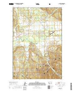 USGS US Topo 7.5-minute map for Lincoln MT 2020