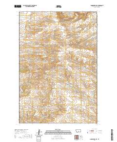 USGS US Topo 7.5-minute map for Lindemulder Hill MT 2020
