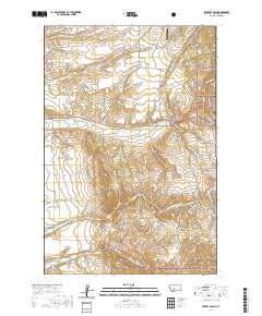 USGS US Topo 7.5-minute map for Lippert Gulch MT 2020