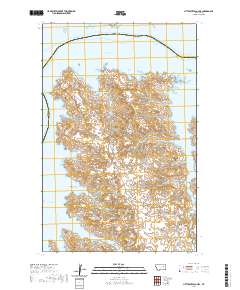 USGS US Topo 7.5-minute map for Little Buffalo Hill MT 2020