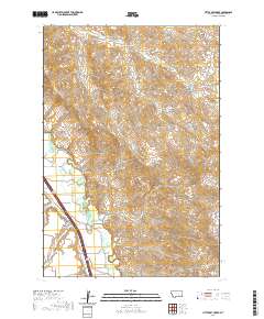 USGS US Topo 7.5-minute map for Little Dry Creek MT 2020
