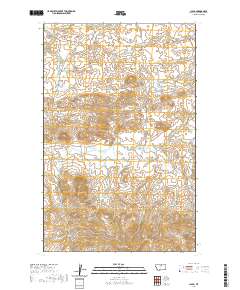 USGS US Topo 7.5-minute map for Lloyd MT 2020