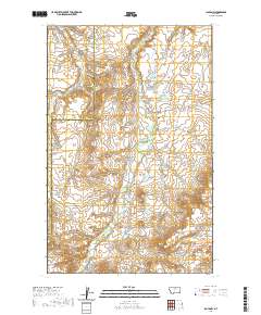 USGS US Topo 7.5-minute map for Lloyd NW MT 2020