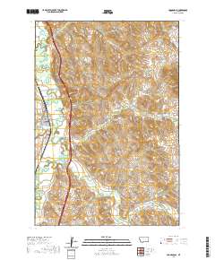 USGS US Topo 7.5-minute map for Lodge Grass MT 2020