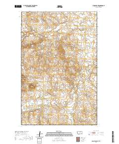 USGS US Topo 7.5-minute map for Lodge Pole NW MT 2020