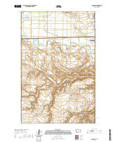 USGS US Topo 7.5-minute map for Lohman SE MT 2020