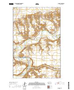 USGS US Topo 7.5-minute map for Loma East MT 2020