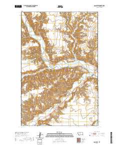 USGS US Topo 7.5-minute map for Loma West MT 2020