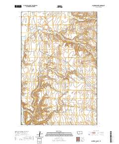 USGS US Topo 7.5-minute map for Lonetree Coulee MT 2020