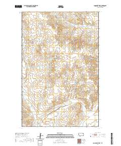 USGS US Topo 7.5-minute map for Long Creek West MT 2020