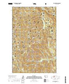 USGS US Topo 7.5-minute map for Lost Creek Divide MT 2020