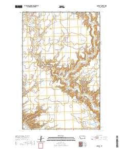 USGS US Topo 7.5-minute map for Lovejoy MT 2020