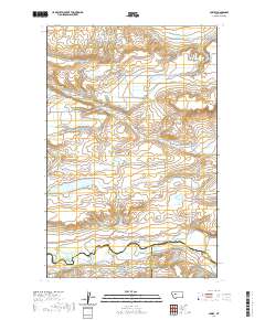 USGS US Topo 7.5-minute map for Lowry MT 2020