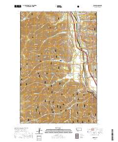 USGS US Topo 7.5-minute map for Lozeau MT 2020