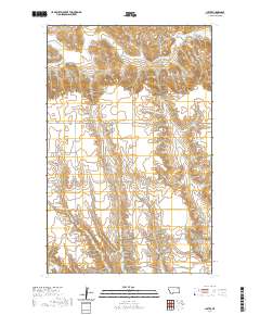USGS US Topo 7.5-minute map for Lustre MT 2020