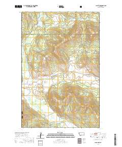 USGS US Topo 7.5-minute map for Lynch Lake MT 2020