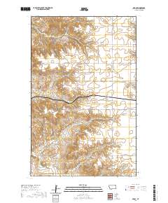 USGS US Topo 7.5-minute map for Madoc MT 2020