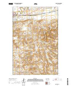 USGS US Topo 7.5-minute map for Malta East MT 2020