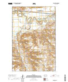 USGS US Topo 7.5-minute map for Malta West MT 2020