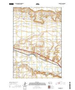 USGS US Topo 7.5-minute map for Manchester MT 2020