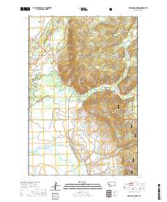 USGS US Topo 7.5-minute map for Marcum Mountain MT 2020